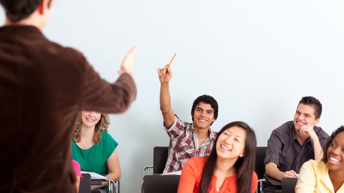 Diverse students engaged in a Chinese language class